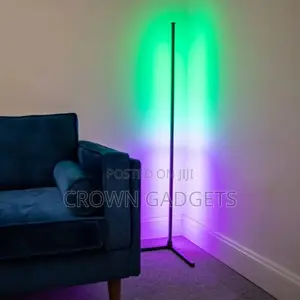 Modern Floor Lamp With Adjustable Height/ Brightness/ Speed