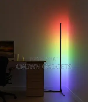 Modern Floor Lamp With Adjustable Height/ Brightness/ Speed