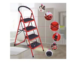 Step Ladder Steel Ladder Foldable 4 Steps