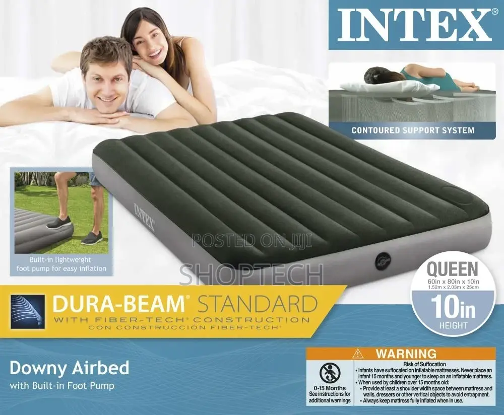 Inflatable Air Matress With Electric Pump 4*6