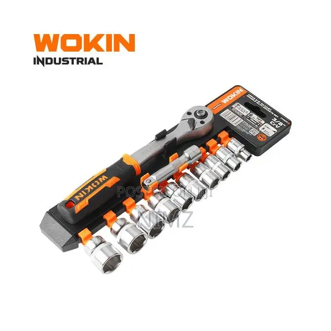 Original 12 PCS 3/8" Ratchet Handle With Sockets Set