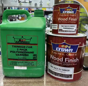 Premium Crown 2-Pack Pu Woodseal Varnish(High Gloss Finish)
