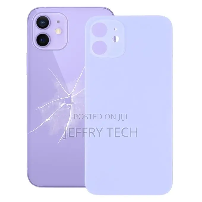 Easy Replacement Back Battery Cover for iPhone 12(Purple)