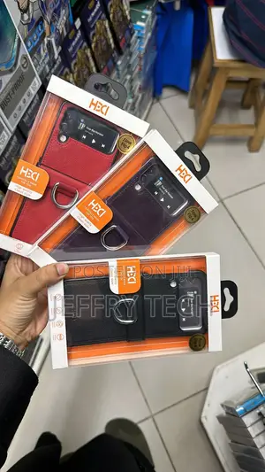 Samsung Galaxy Z Flip 3 5G Shockproof Leather Case
