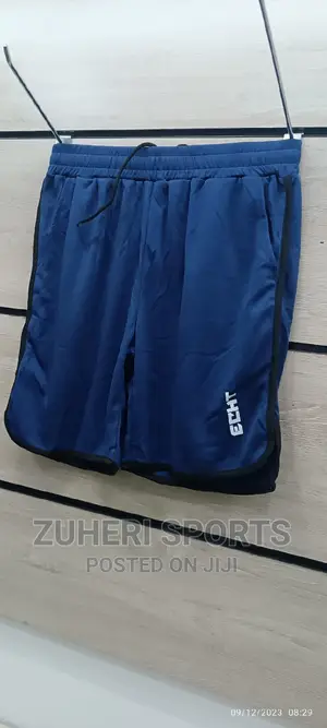 Blue Gym Shorts for Men, Yoga, Workout and Sports Training