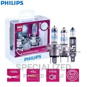 Philips Xtremevision Plus 130% Car Headlight Bulbs
H1 H7 H4