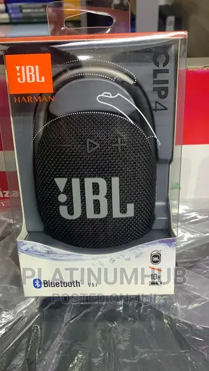 JBL Clip 4 Black Bluetooth Speaker