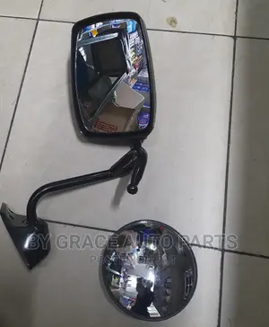 Side Mirror Vanette Left With Round. 2 in 1