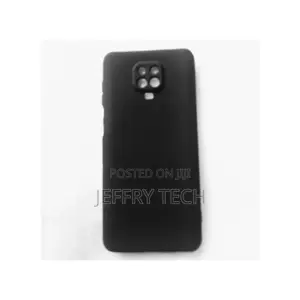 Silicon Back Case for Redmi Note 9s / Note 9 Pro Black