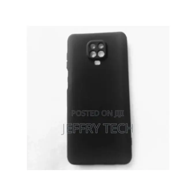 Silicon Back Case for Redmi Note 9s / Note 9 Pro Black