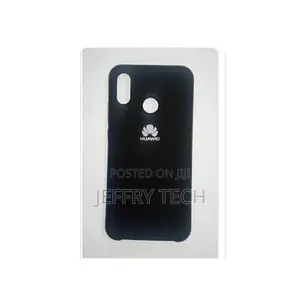 Huawei P20 Lite Silicone Back Case - Black