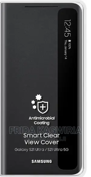 S21 Ultra Smart Clear View Flip Cover