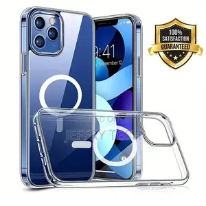 Apple iPhone 15 14 13 12 Pro Max Clear Case Slim Mag Magneti