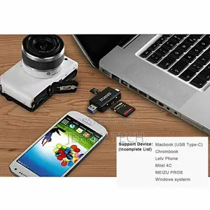 Card Reader USB 3.0 Type C Micro SD TF OTG Smart Memory Adap