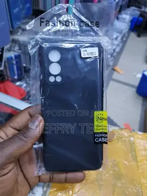 Oneplus Nord 2 5G Case Slim Silicone Gel Cover - Matte Black