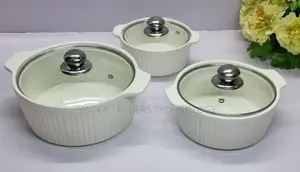 High Quality 3in1 Ceramic Soup Pots