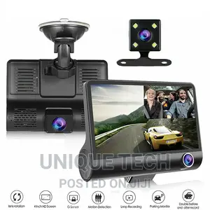 1080p Car DVR Dash Cam Front 4" Inside of Car and Rear
