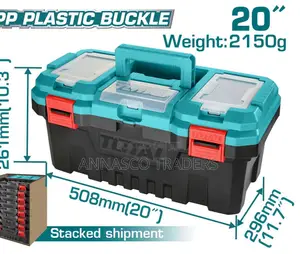 TOTAL TPBX0201 20" Plastic Tool Box