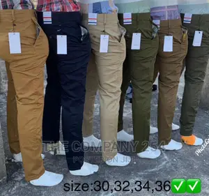 Assorted Classic Smart Casual Official Hard Khaki Pants