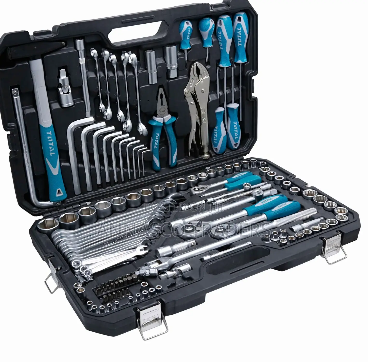 TOTAL COMPLETE 142 PCS Combination Tools Set