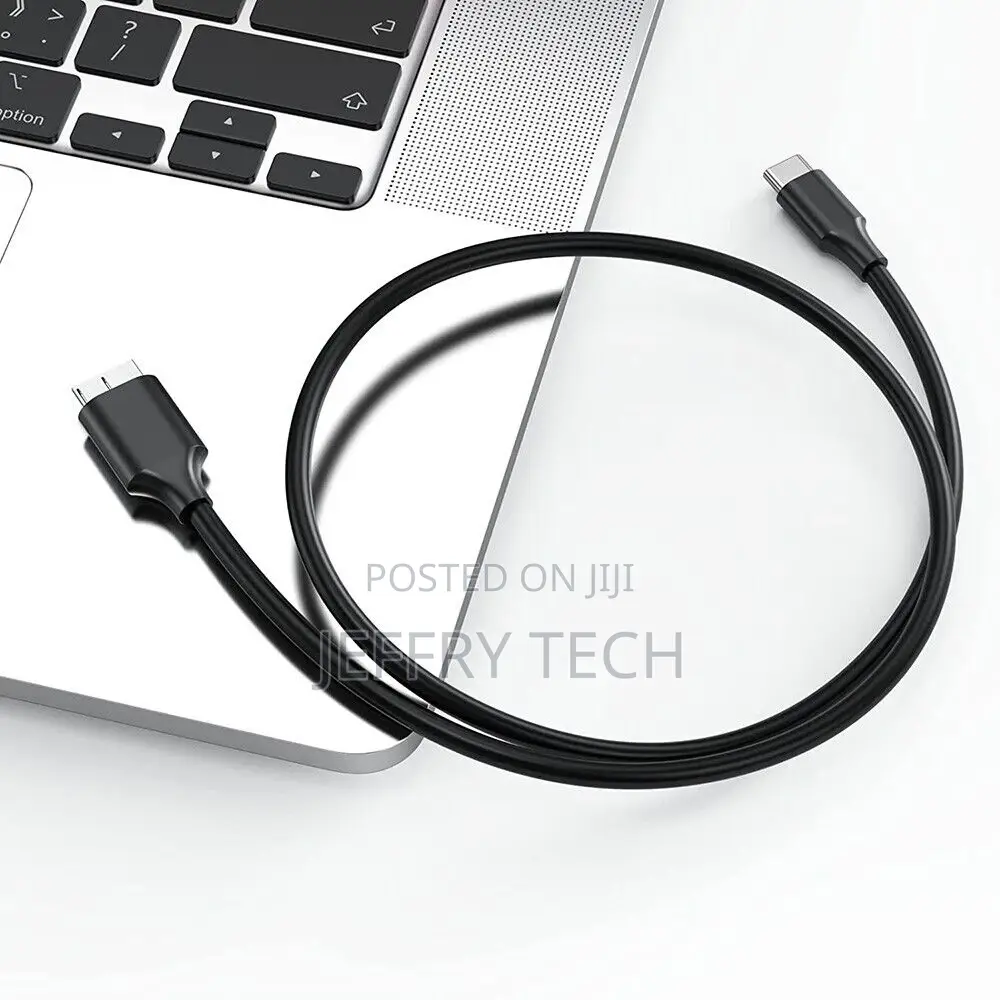 Micro B to USB Type C 3.1 External Hard Drive Cable Cord Mac