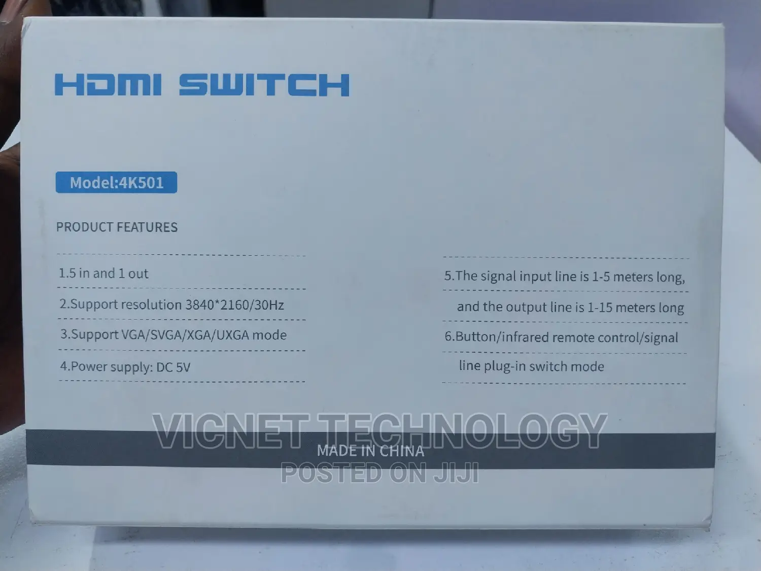 5 in 1 HDMI Switch 