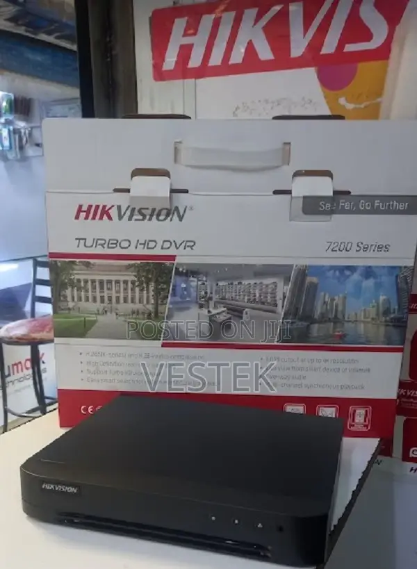 8 Channels Hikvision DVR Machine 7200series
