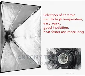 Photography 50x70cm Lighting Four Lamp Softbox Kit