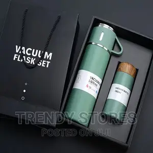 Vacuum Flask Gift Pack Set (500ml Thermo Cup , Lid Cup + 180