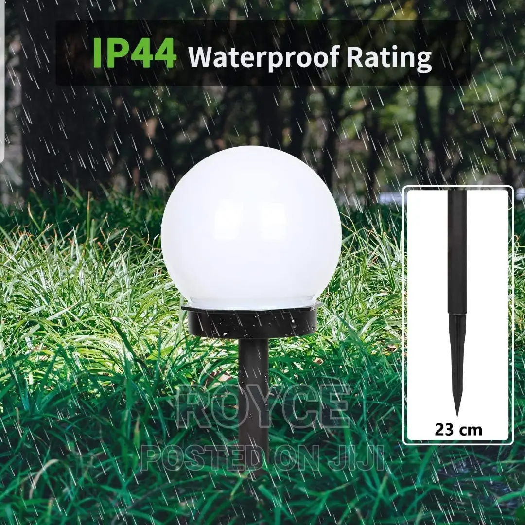 6pcs Light Waterproof Solar Lamps