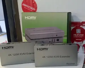 120m KVM Usb Extender, Hdmi Extender Over Cat 6e/5e KVM 