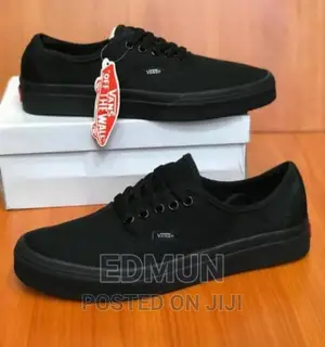All Black Vans Off the Wall