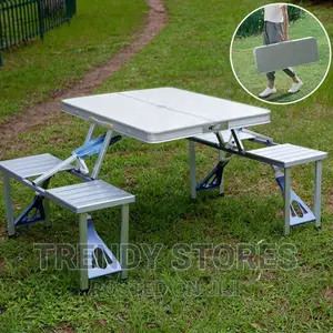 Portable Foldable Outdoor Picnic Table With 4 Seats