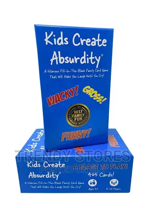 Kids Create Absurdity Super Fun Family Card Game