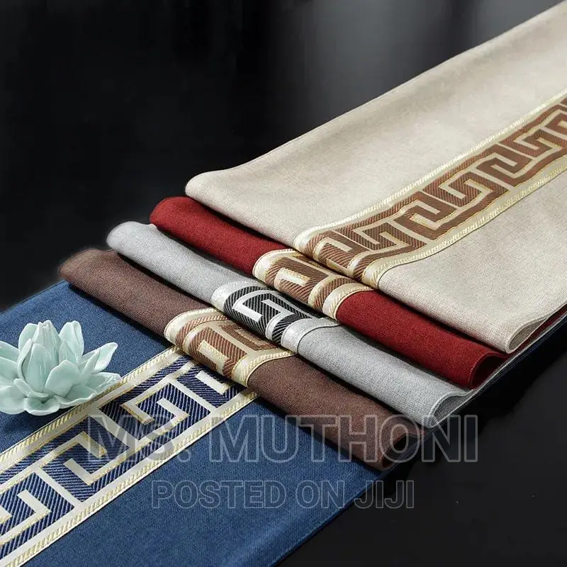 Linen Jacquard Table Runners