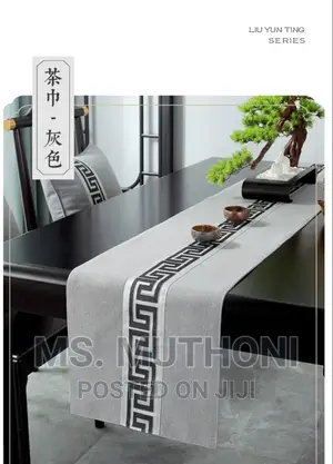 Linen Jacquard Table Runners