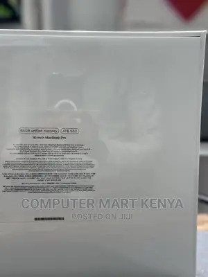 New Laptop Apple MacBook Pro 64GB Apple M1 Max SSD 4T