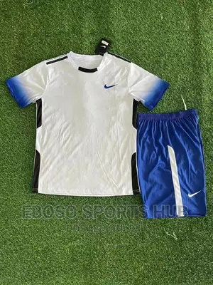 White Nike Football Uniform