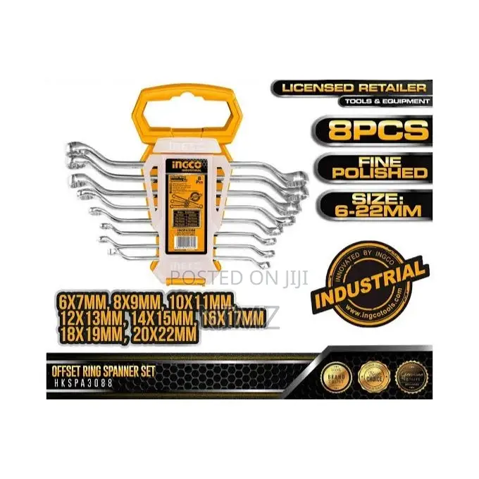 ORIGINAL Offset Ring Spanner Set