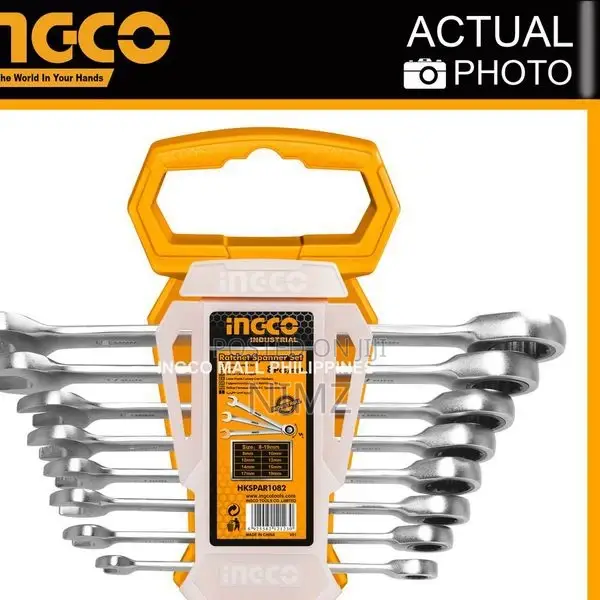 ORIGINAL 8 PCS Ratchet Spanner Set