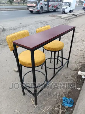 Counter Stools and a Table