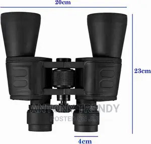 Bushnell 60×60 Binoculars Black Porro Prism With Case