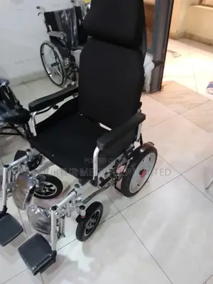 Dual Motors Reclining Electric Wheelchair Portable Folding