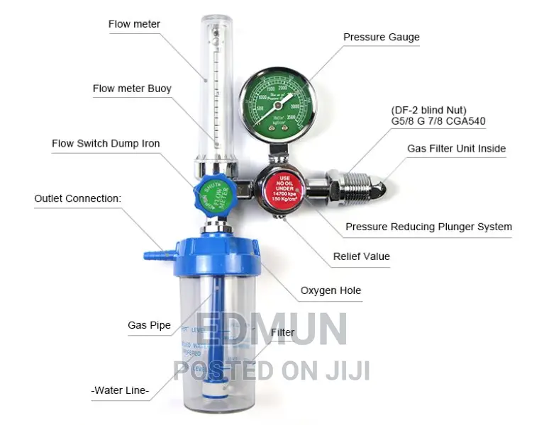 Oxygen Cylinder Regulator