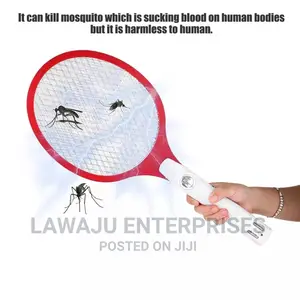Mosquito Zapper Swatter Racket With Torch