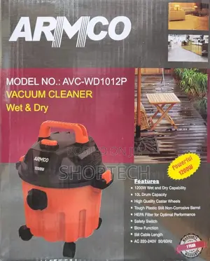 *ARMCO 10litres Wet and Dry Vacuum Cleaner