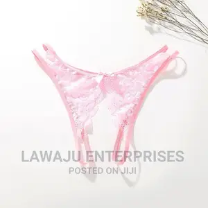 Open Lace Thong Double Strap