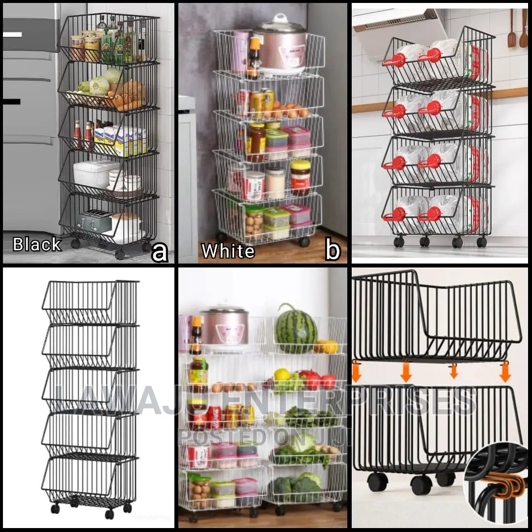 5 Tier Multipurpose Metallic Rack
