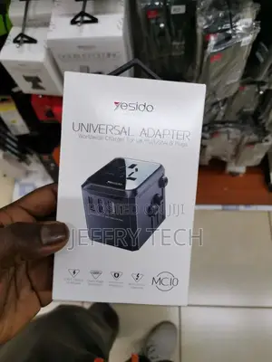 Universal Adapter With 3 USB and Type-C Charging Port