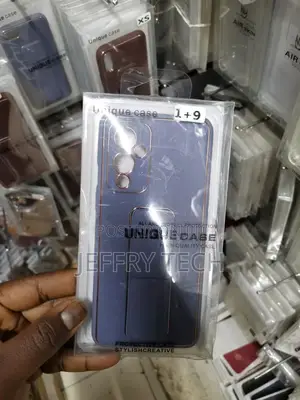 Oneplus 9 Silicone Wrist Strap Holder Stand Phone Cover Fund